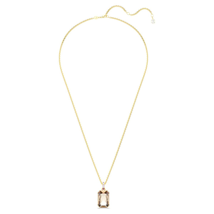Swarovski Millenia Pendant Octagon Cut - Caramel with Gold Tone Plating - 5725752
