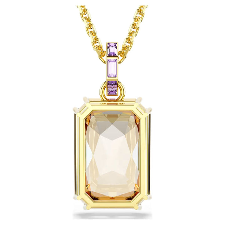 Swarovski Millenia Pendant Octagon Cut - Caramel with Gold Tone Plating - 5725752