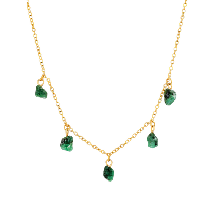 Niche Jewellery Formation Co Mohica Emerald Charm Choker