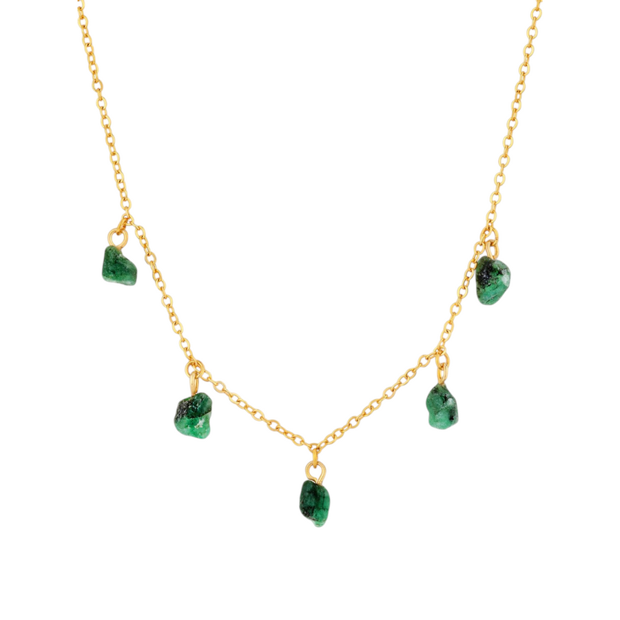 Niche Jewellery Formation Co Mohica Emerald Charm Choker