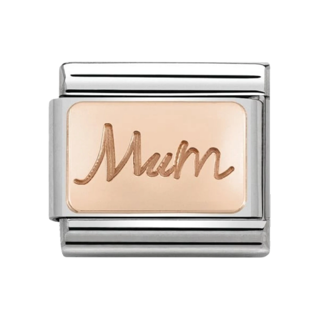 Nomination Classic Charm Charm - 9k Rose Gold Custom Mum Charm 430101_34