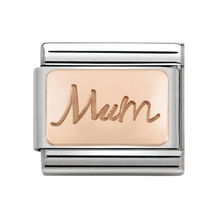 Nomination Classic Charm Charm - 9k Rose Gold Custom Mum Charm 430101_34