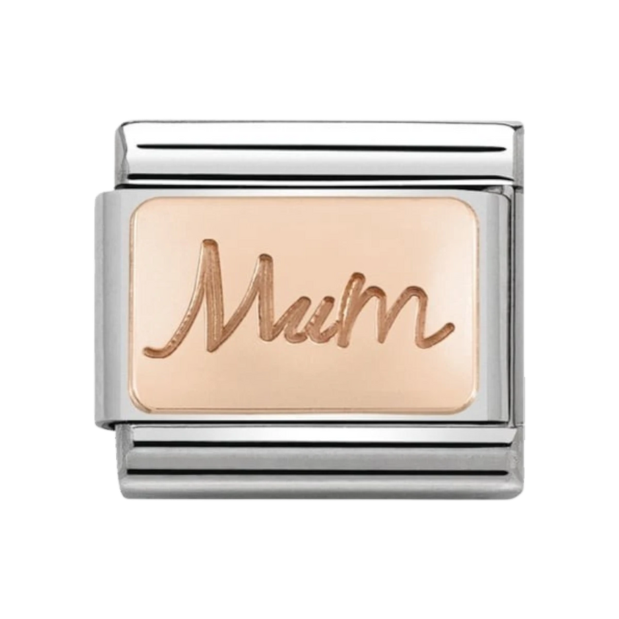 Nomination Classic Charm Charm - 9k Rose Gold Custom Mum Charm 430101_34
