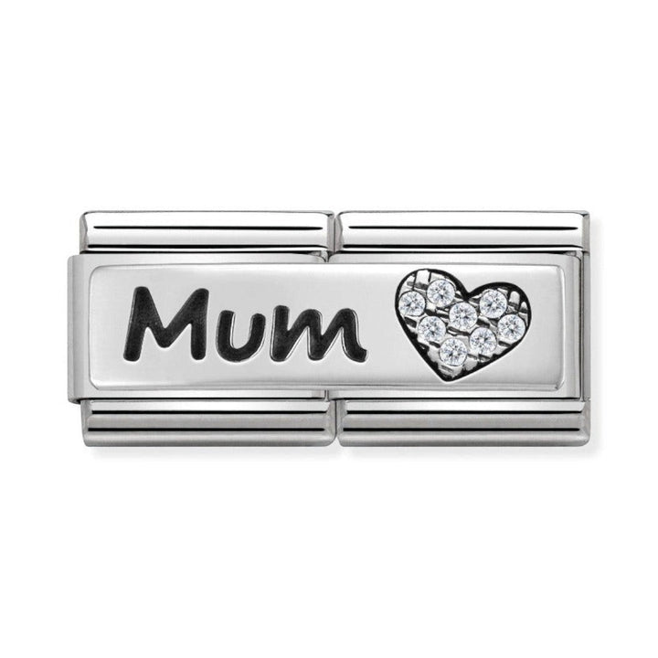 Nomination Classic Double Link Mum Charm - Silver - 330731/07