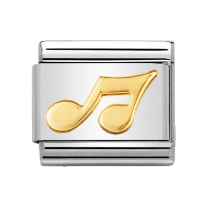 Nomination Classic Music Note Charm - 18k Gold - 030117/02