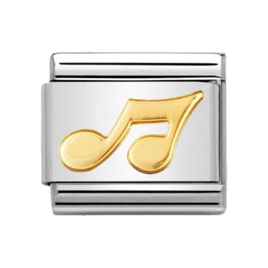 Nomination Classic Music Note Charm - 18k Gold - 030117/02