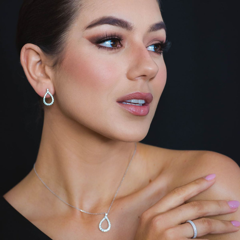 Georgini Goddess Freya Earrings - Silver - IE1117W