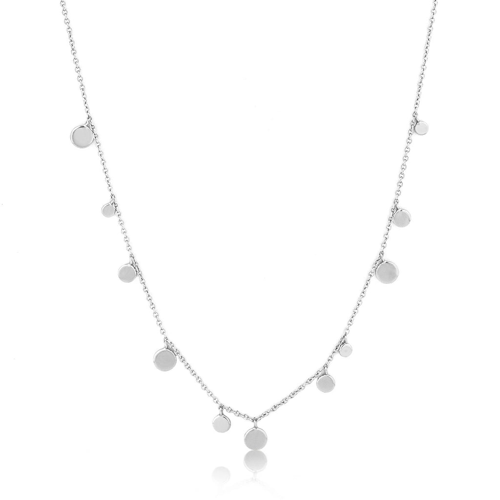 Geometry Mixed Discs Necklace