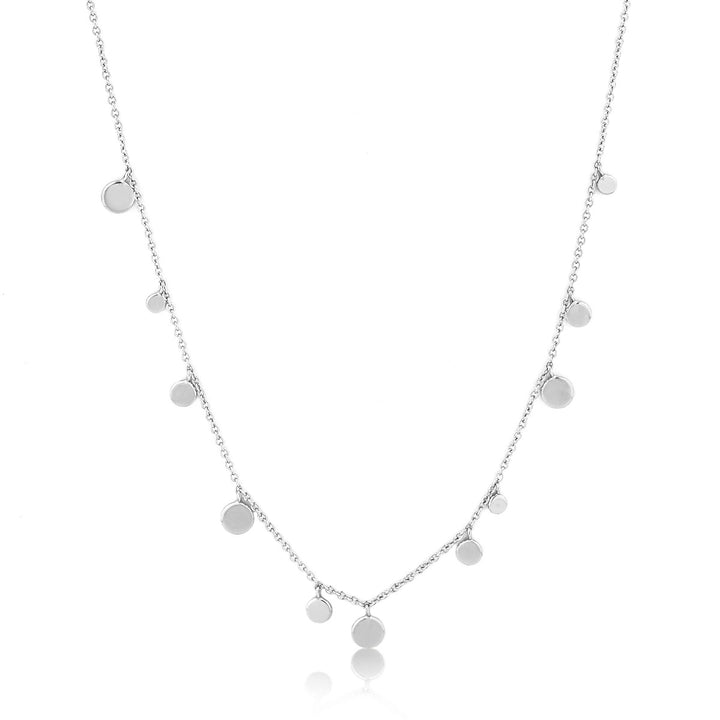 Ania Haie Geometry Mixed Discs Necklace Silver