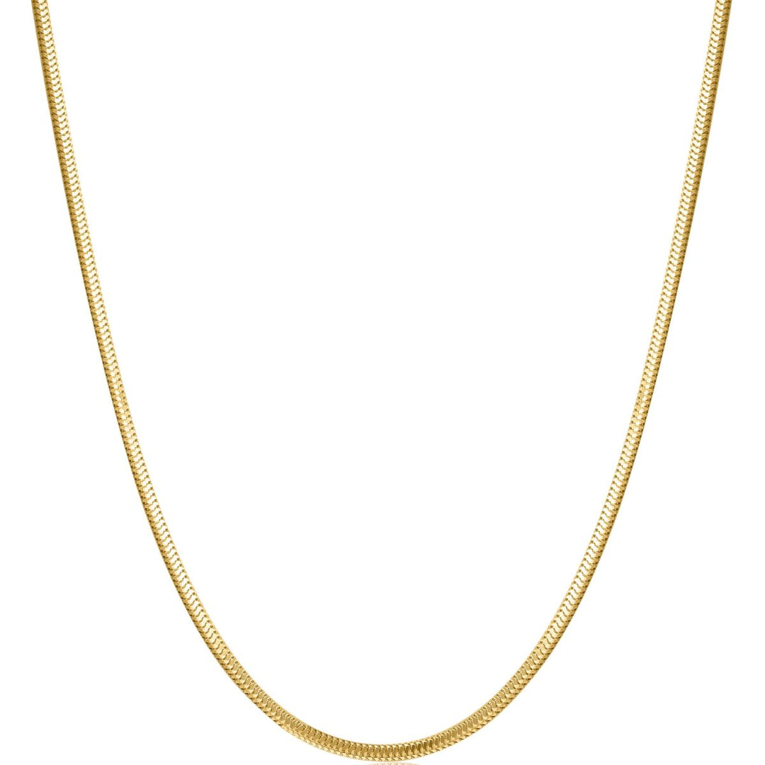 Ania Haie Snake Chain Necklace Gold Plated