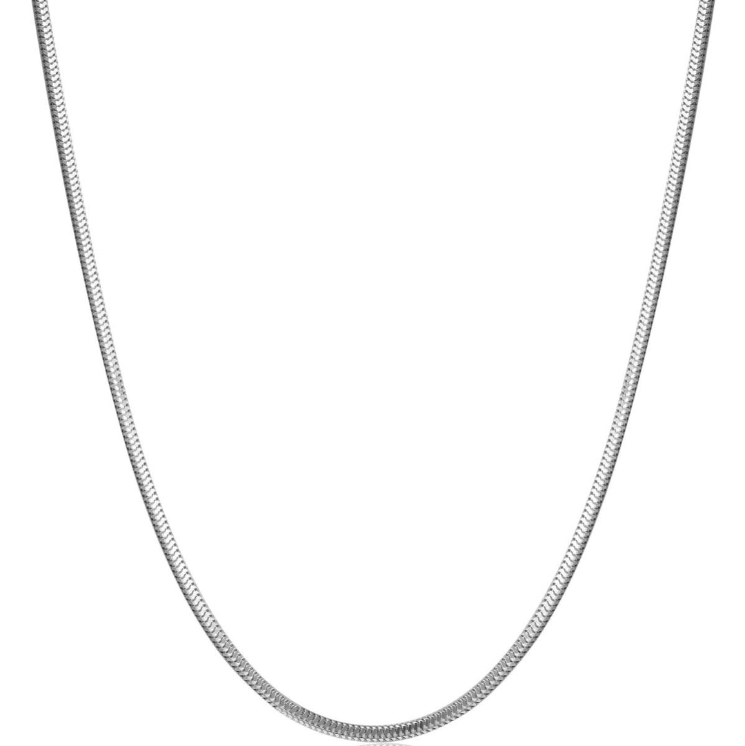 Ania Haie Snake Chain Necklace Silver