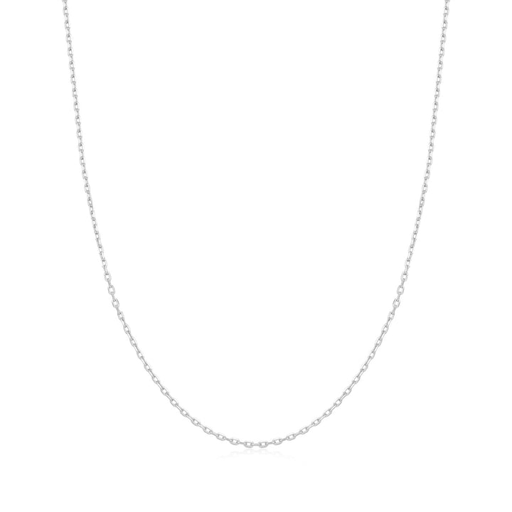 Ania Haie Silver Mini Link Charm Chain Necklace - N048-01H