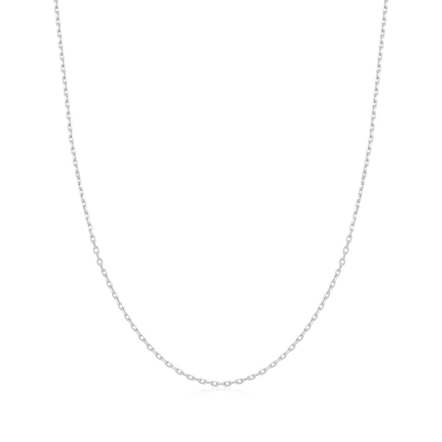 Ania Haie Silver Mini Link Charm Chain Necklace - N048-01H