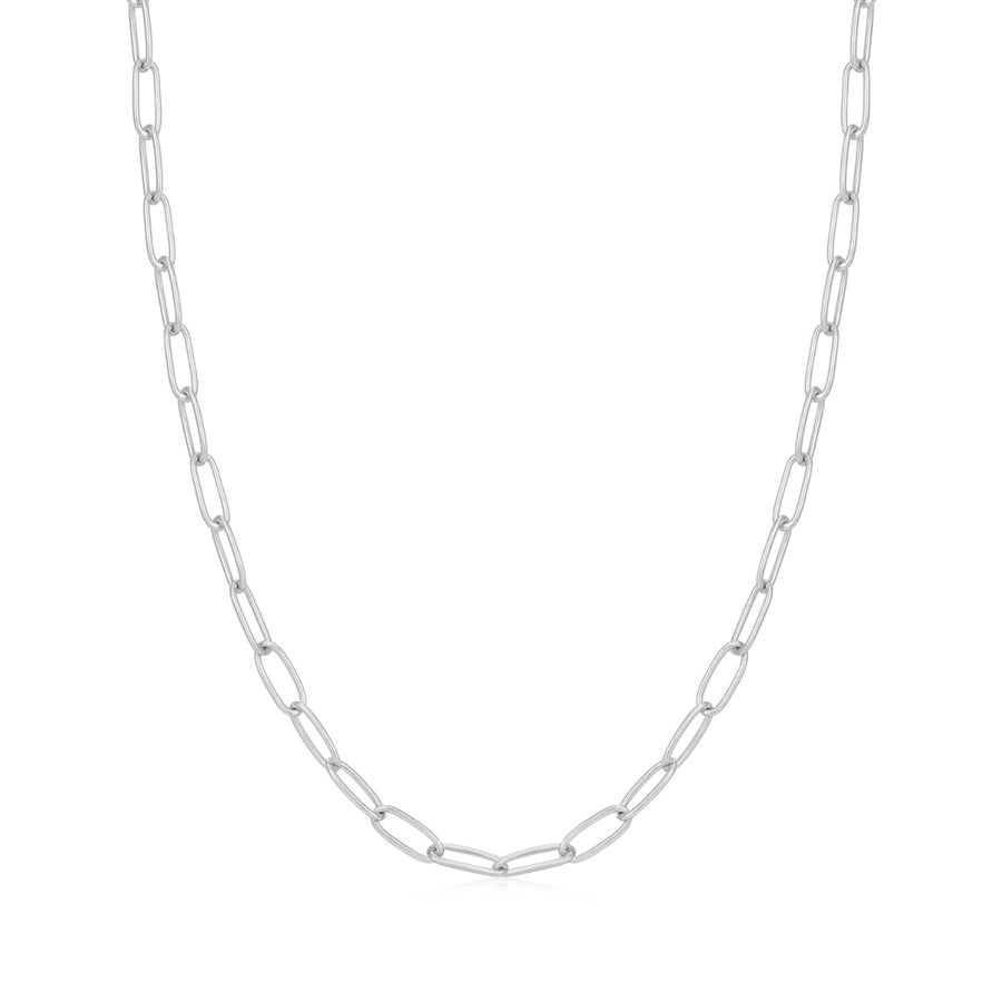 Ania Haie Silver Link Charm Chain Necklace - N048-02H