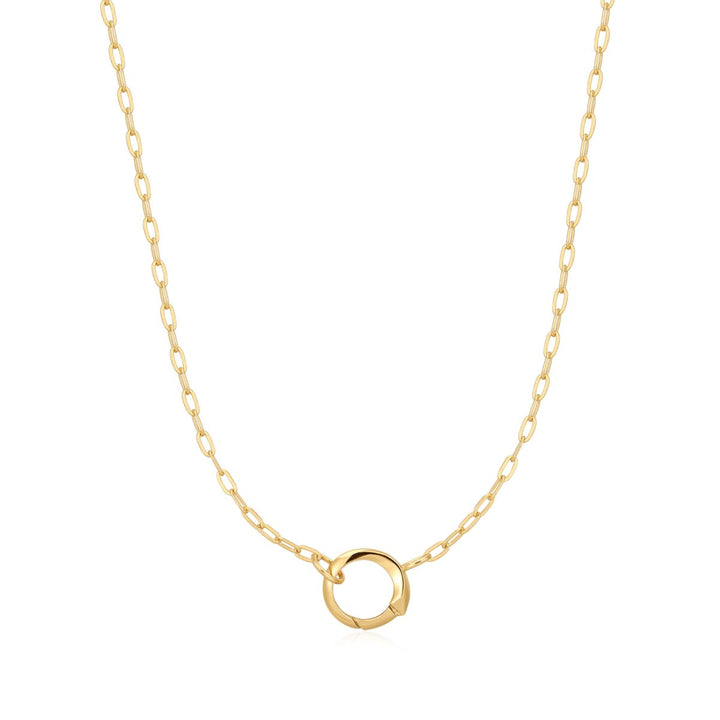 Ania Haie Gold Mini Link Charm Chain Connector Necklace - N048-04G