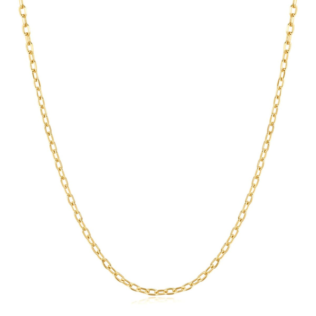 Ania Haie Gold Rectangle Link Chain Necklace - N060-03G