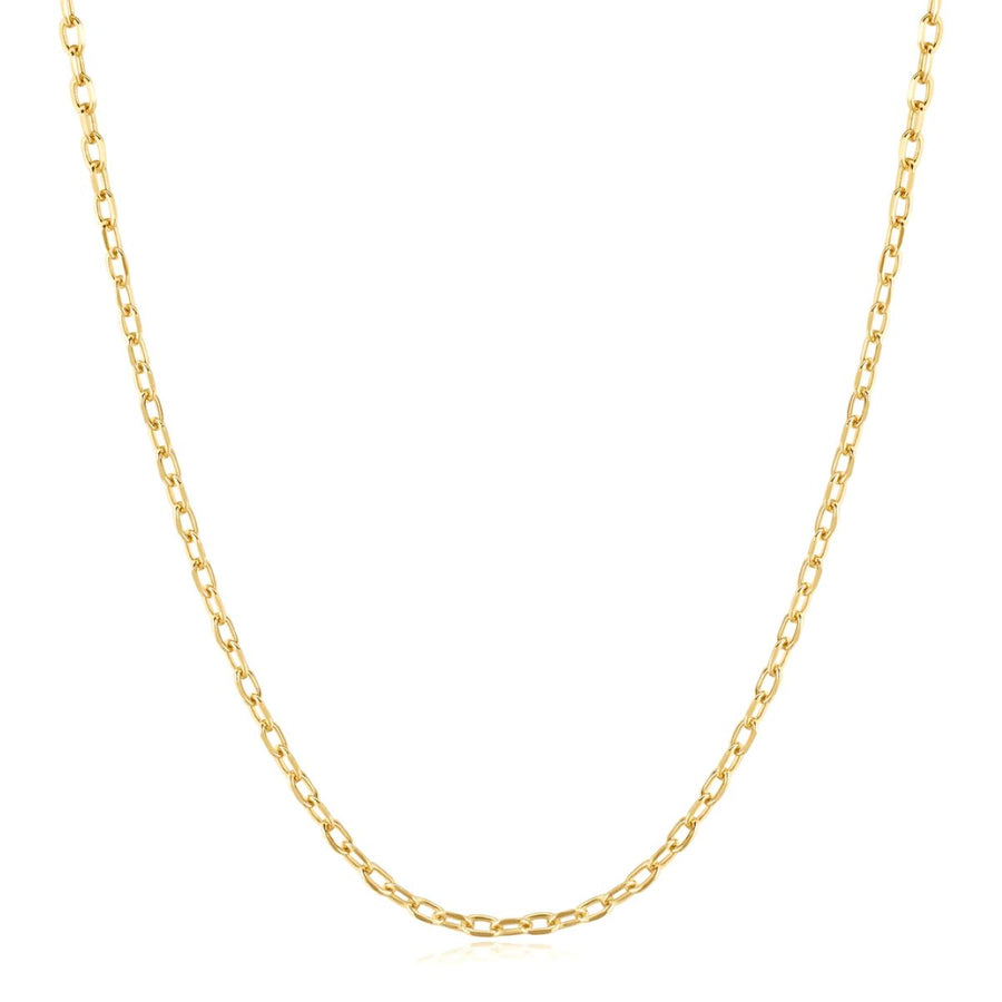 Ania Haie Gold Rectangle Link Chain Necklace - N060-03G