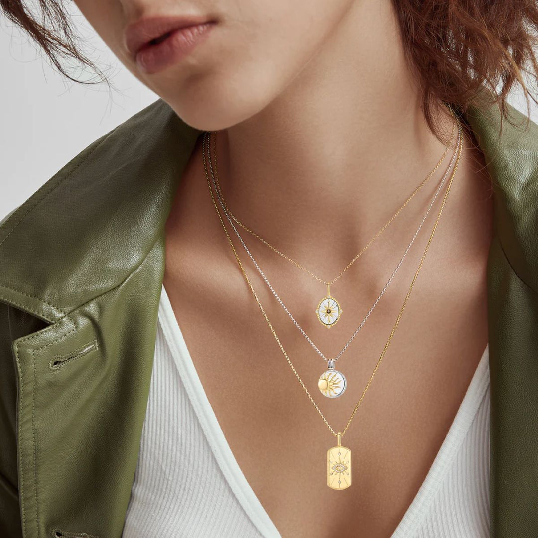 Ania Haie Two Tone Star Disc Charm - NC060-20T