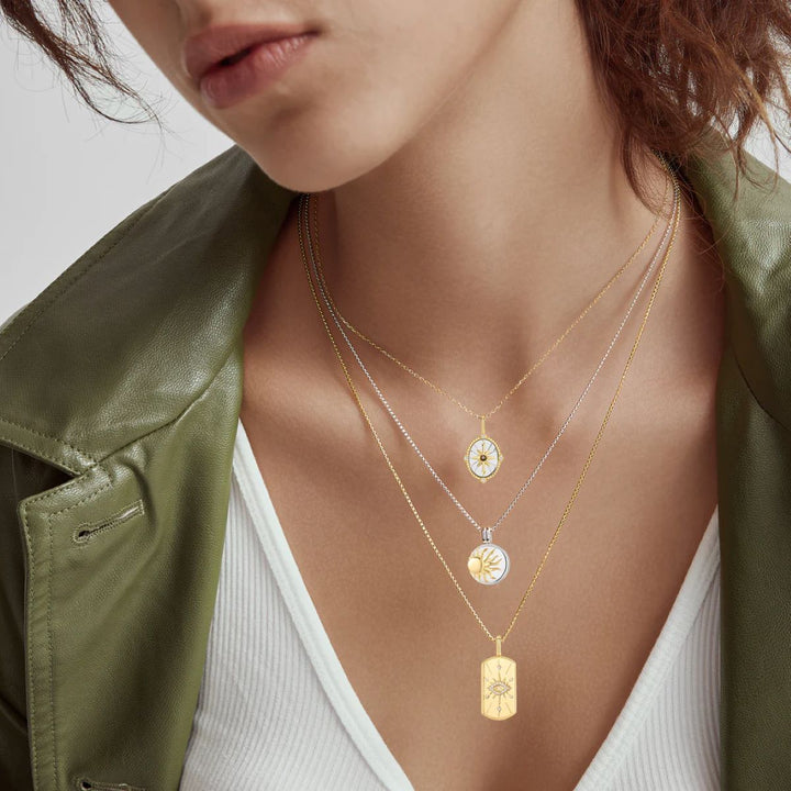 Ania Haie Two Tone Star Disc Charm - NC060-20T