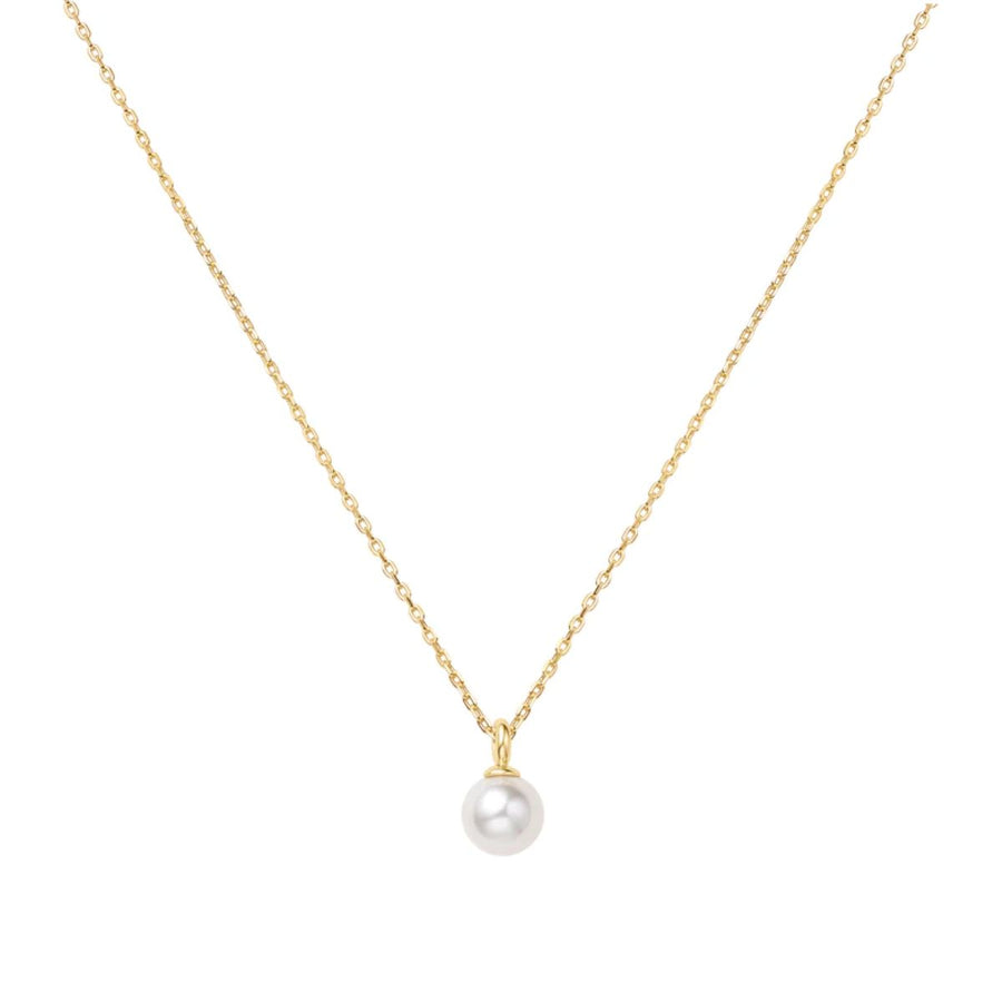 Ania Haie Pearl Drop Gold Pendant Necklace. Item code N065-01G.