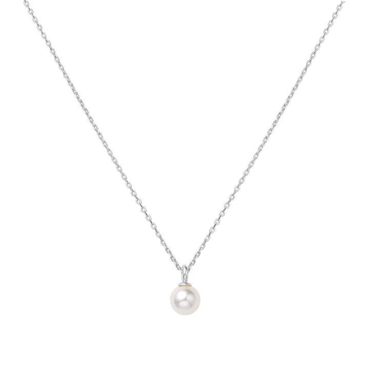 Ania Haie Pearl Drop Silver Pendant Necklace. Item code N065-01H.