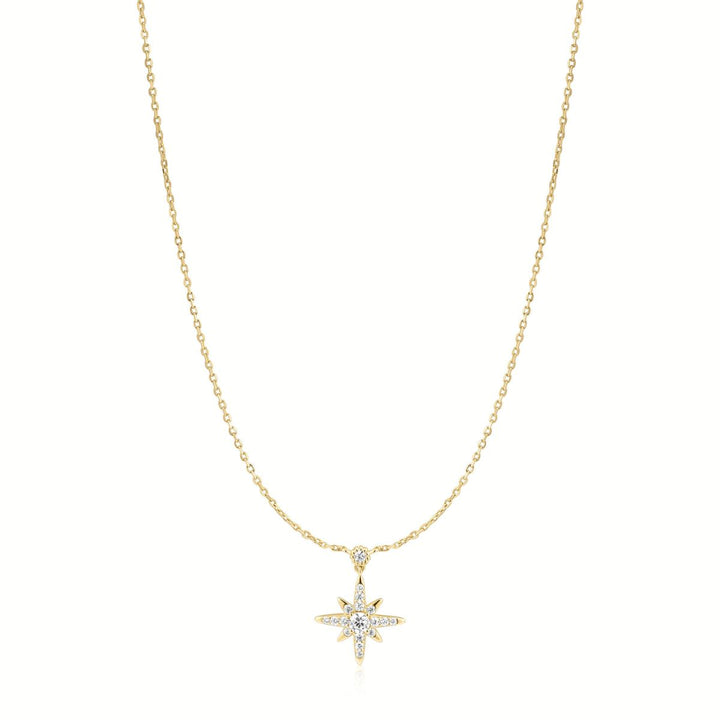 Ania Haie Sparkling Nova Star Gold Necklace