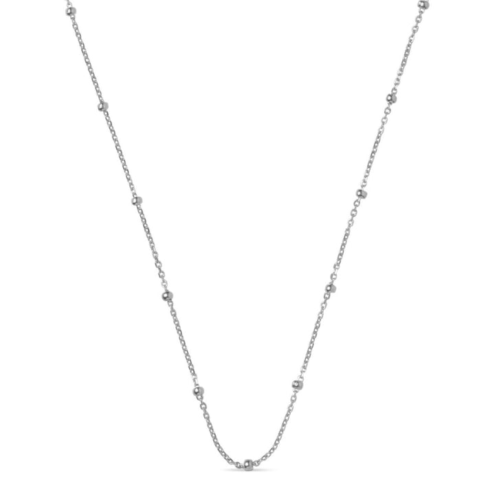Enamel Copenhagen Beaded Chain Silver Necklace. Item code N141S.