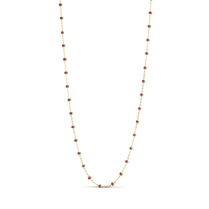 Enamel Copenhagen Lola Copper Gold Necklace. Item code N55G_copper.