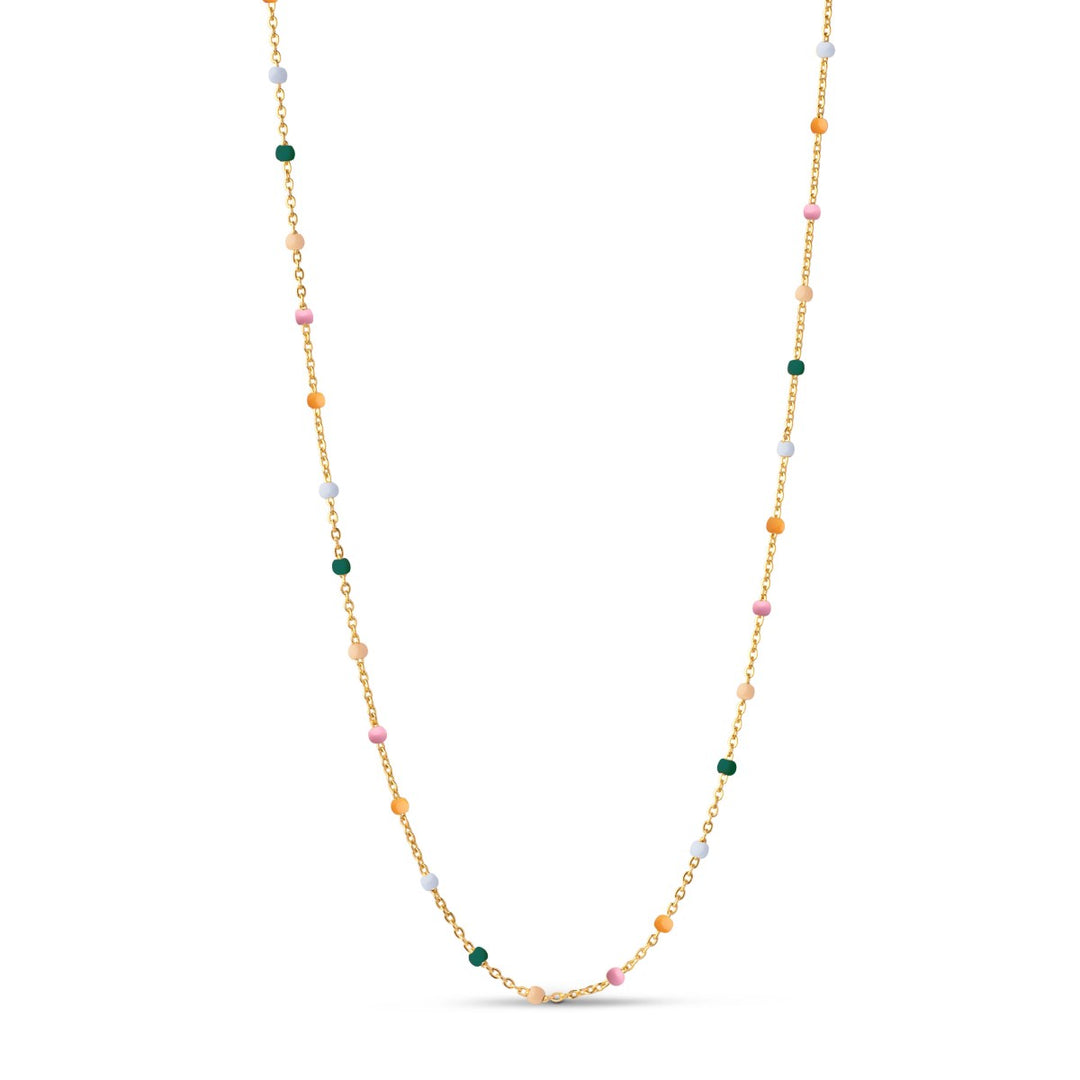 Enamel Copenhagen Lola Dreamy Gold Necklace. Item code N55G_dreamy.