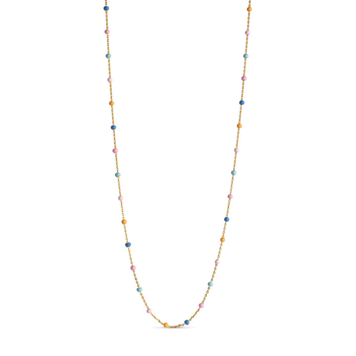 Enamel Copenhagen Lola Lolly Gold Necklace. Item code N55G_lolly.
