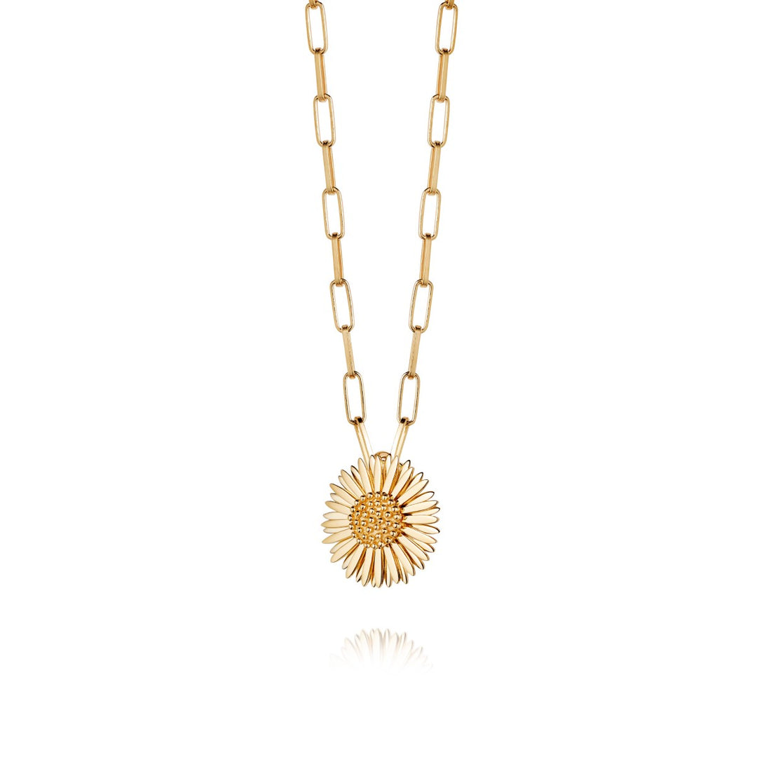 Daisy Michaelmas Daisy Necklace - Gold N6122_GP