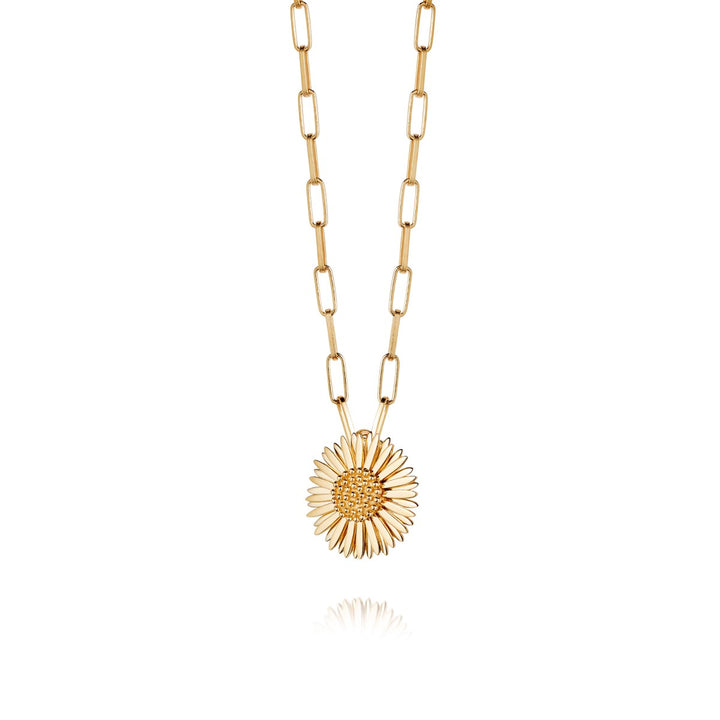 Daisy Michaelmas Daisy Necklace - Gold N6122_GP