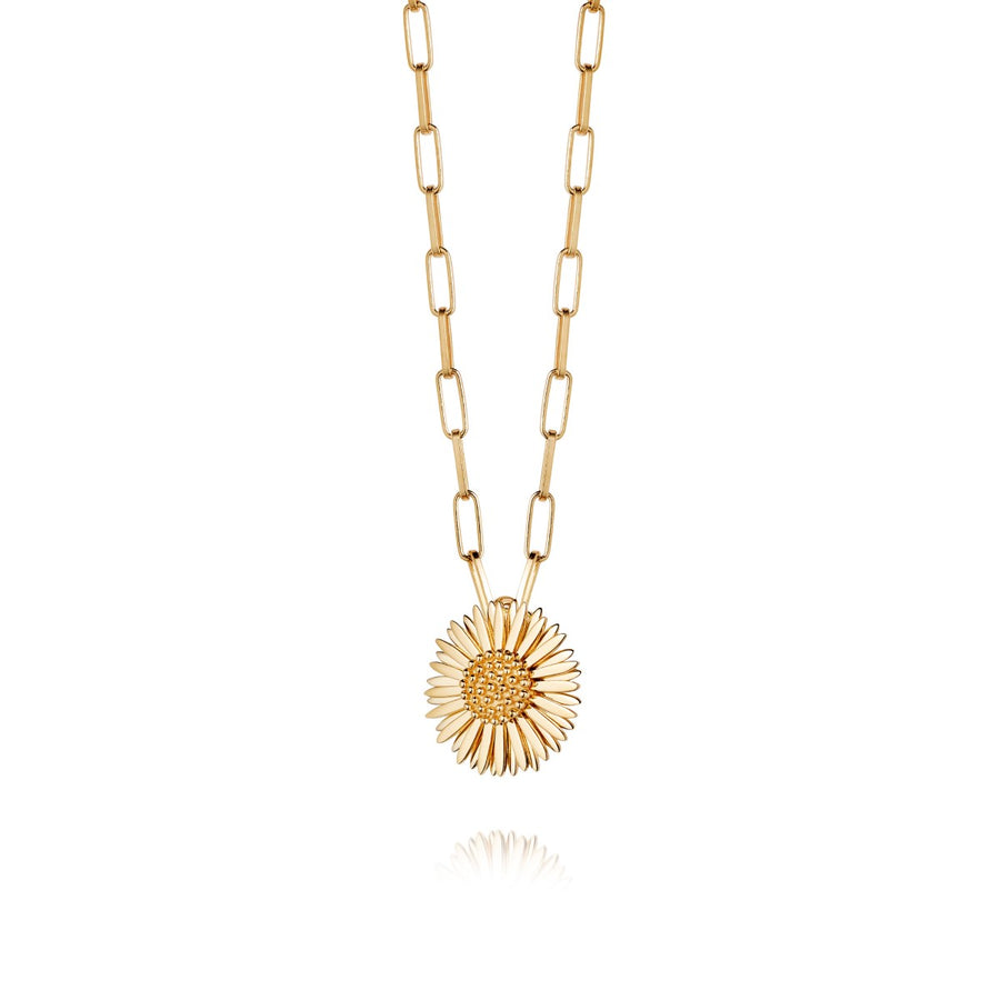 Daisy Michaelmas Daisy Necklace - Gold N6122_GP