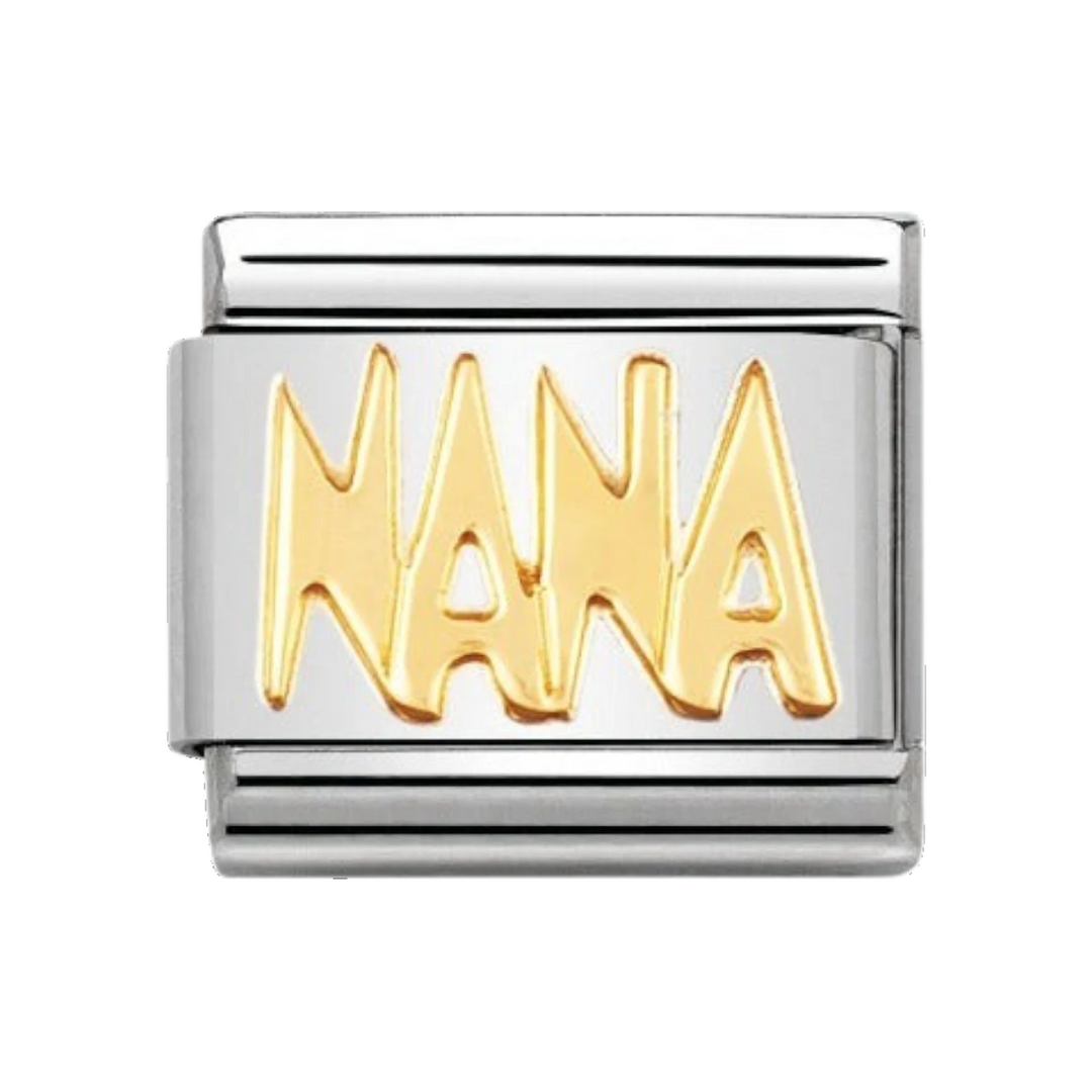 Nomination Classic Nana Charm - 18k Gold - 030107/09