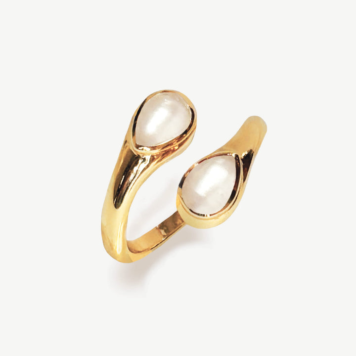 Sarah Alexander Nassau Bay Gemstone Crossover Ring