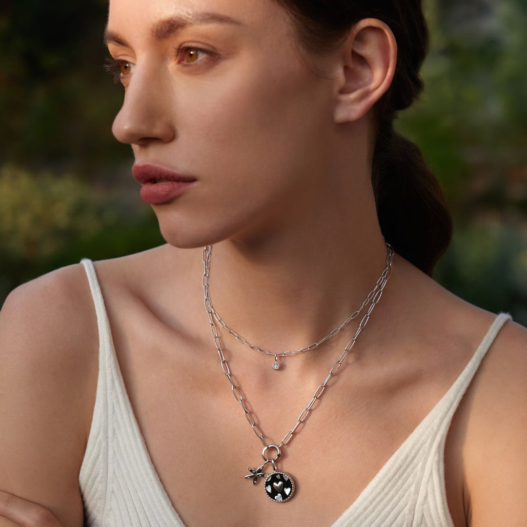 Ania Haie Silver Daisy Charm - NC055_11H