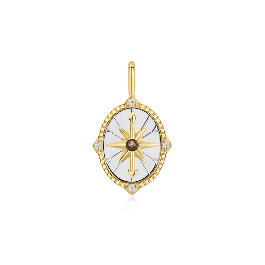 Ania Haie Two Tone Star Disc Charm - NC060-20T