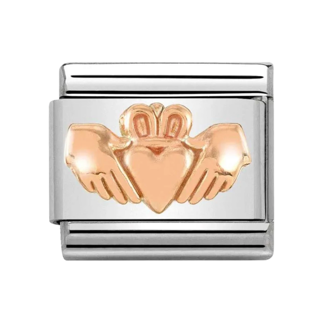 Nomination Classic Rose Gold Claddagh with Heart Charm - 430106_20