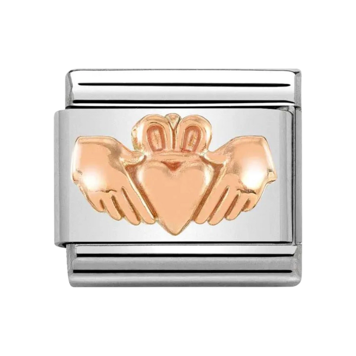 Nomination Classic Rose Gold Claddagh with Heart Charm - 430106_20