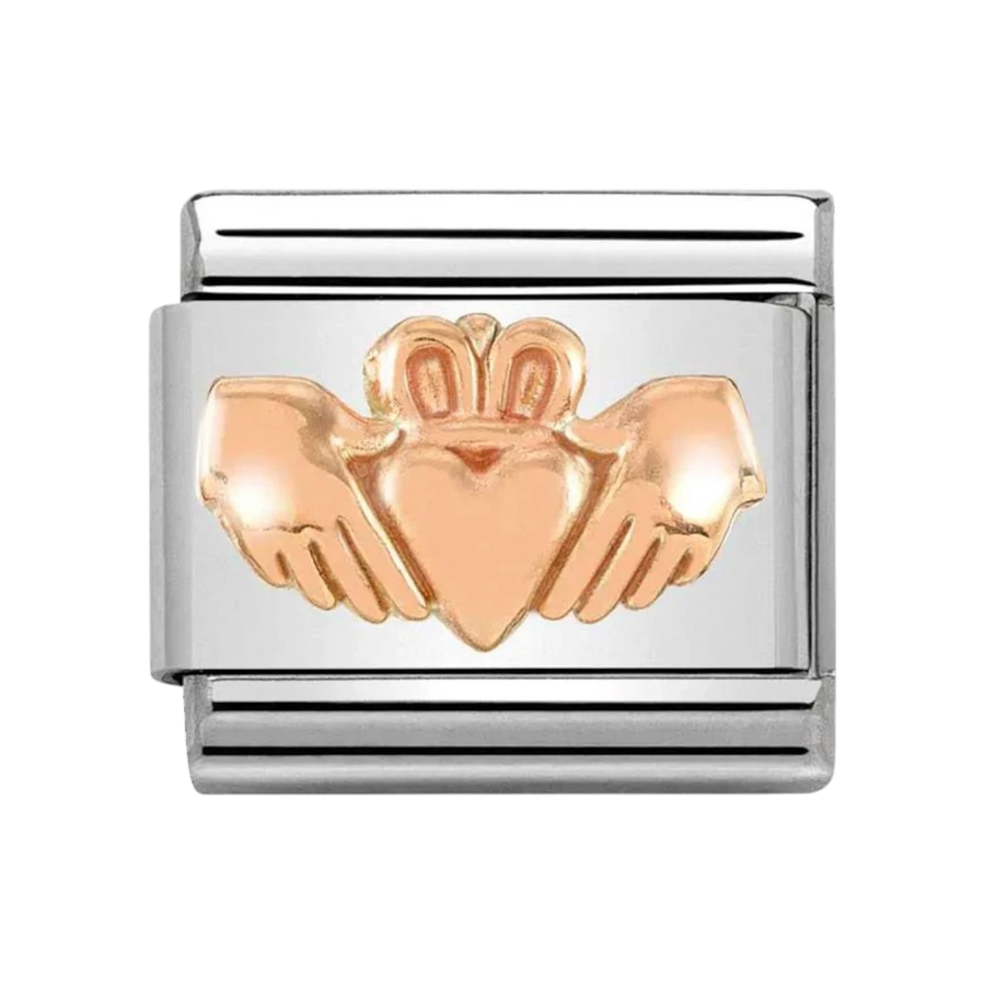 Nomination Classic Rose Gold Claddagh with Heart Charm - 430106_20