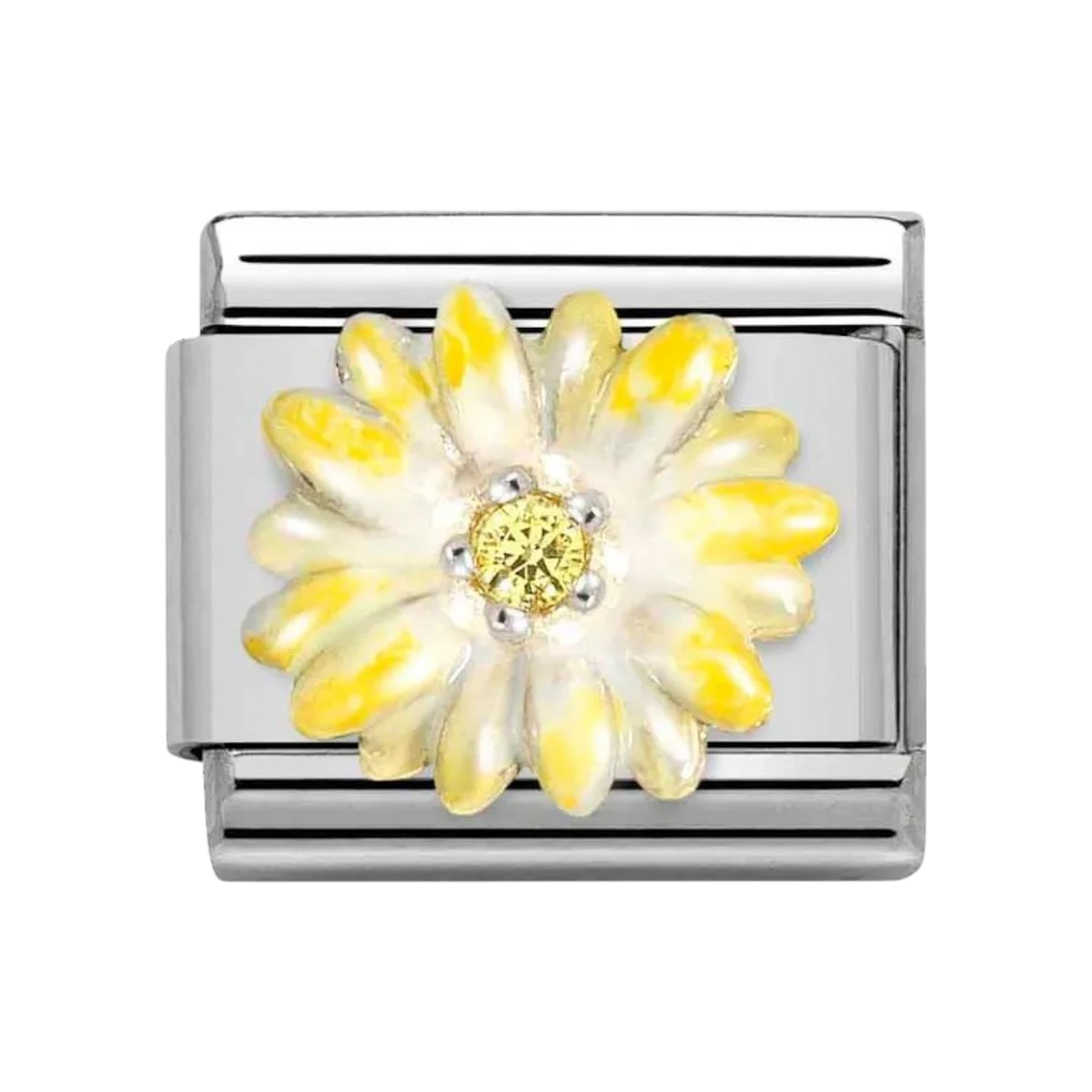 Nomination Classic Enamel Zirconia Yellow Flower Charm Gold - 330321_04