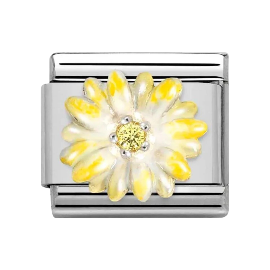 Nomination Classic Enamel Zirconia Yellow Flower Charm Gold - 330321_04