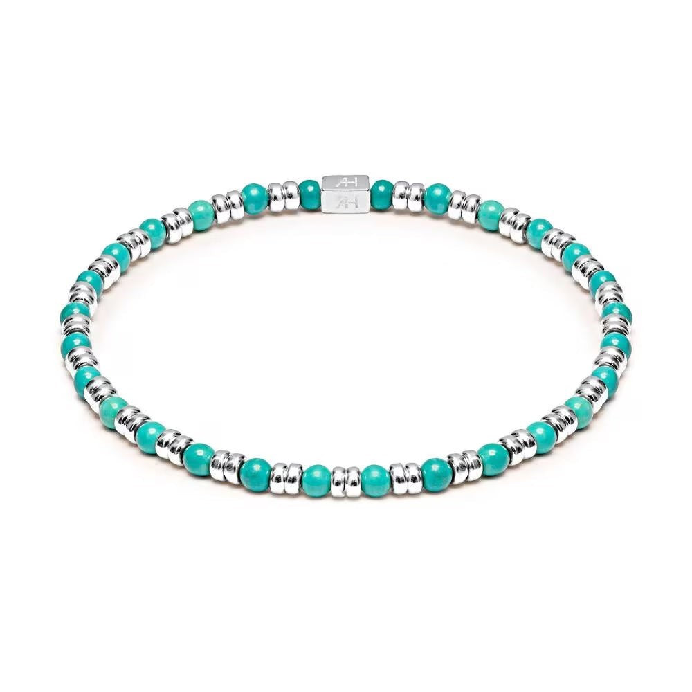 Niche Jewellery Annie Haak Joy stretch bracelet with turquoise howlite beads and 925 sterling silver accents.