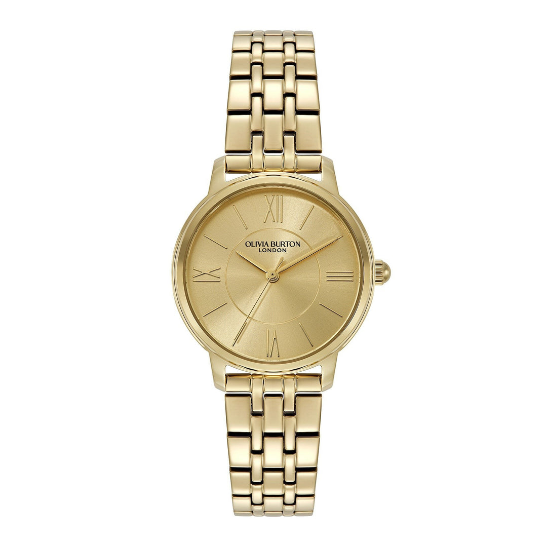 Niche Jewellery Olivia Burton Westbourne watch with a champagne dial and gold-tone bracelet strap