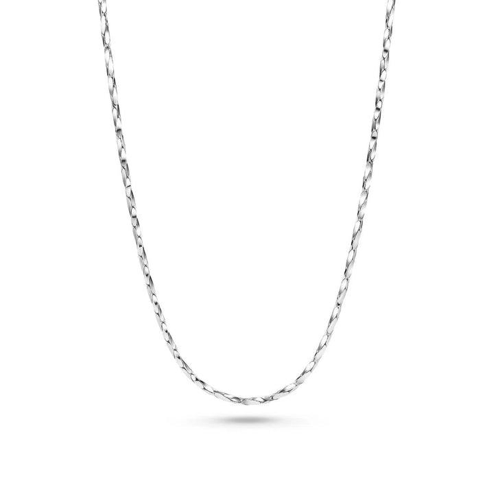 Niche Jewellery Sif Jakobs Savona sterling silver chain necklace with a polished, minimalist link design.