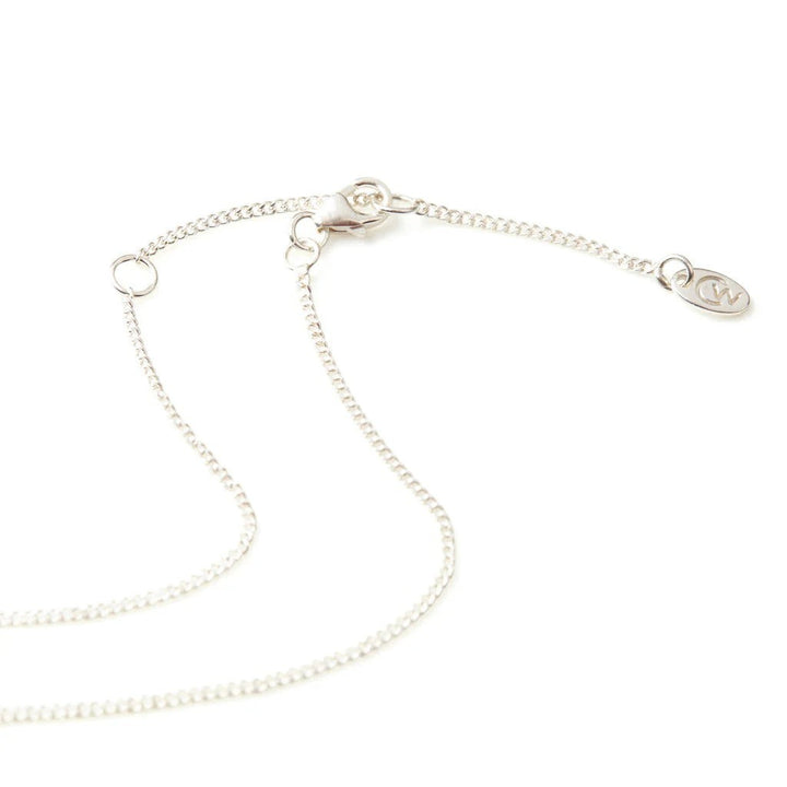Niche Jewellery Charlotte's Web sterling silver chain with lobster clasp and branded tag for the Infinity Universe necklace