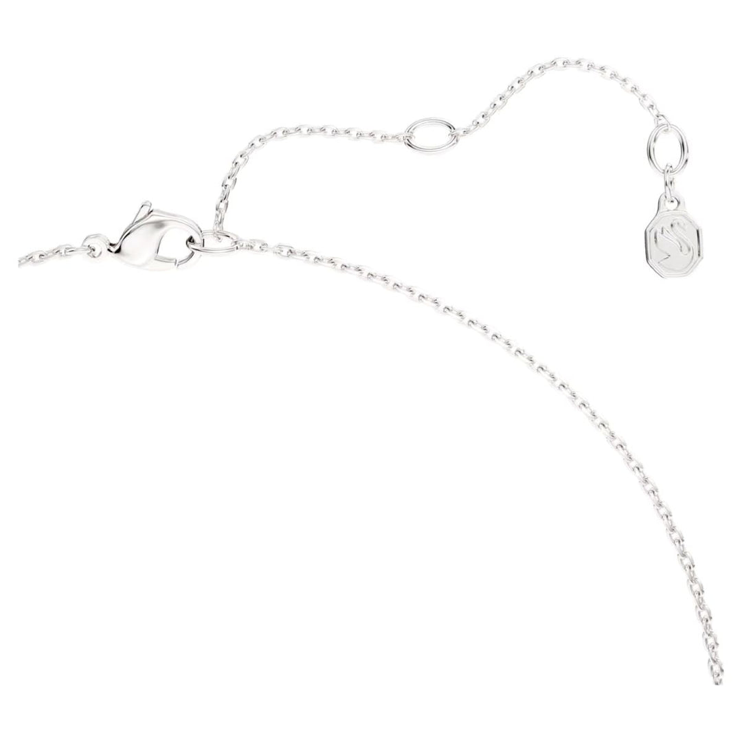 Niche Jewellery Swarovski Classica sterling silver necklace chain with lobster clasp and branded charm