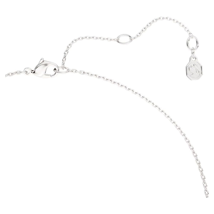 Niche Jewellery Swarovski Classica sterling silver necklace chain with lobster clasp and branded charm