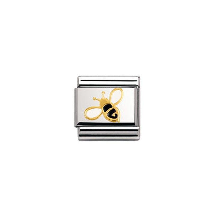 Nomination Classic Gold and Enamel Bee Charm
