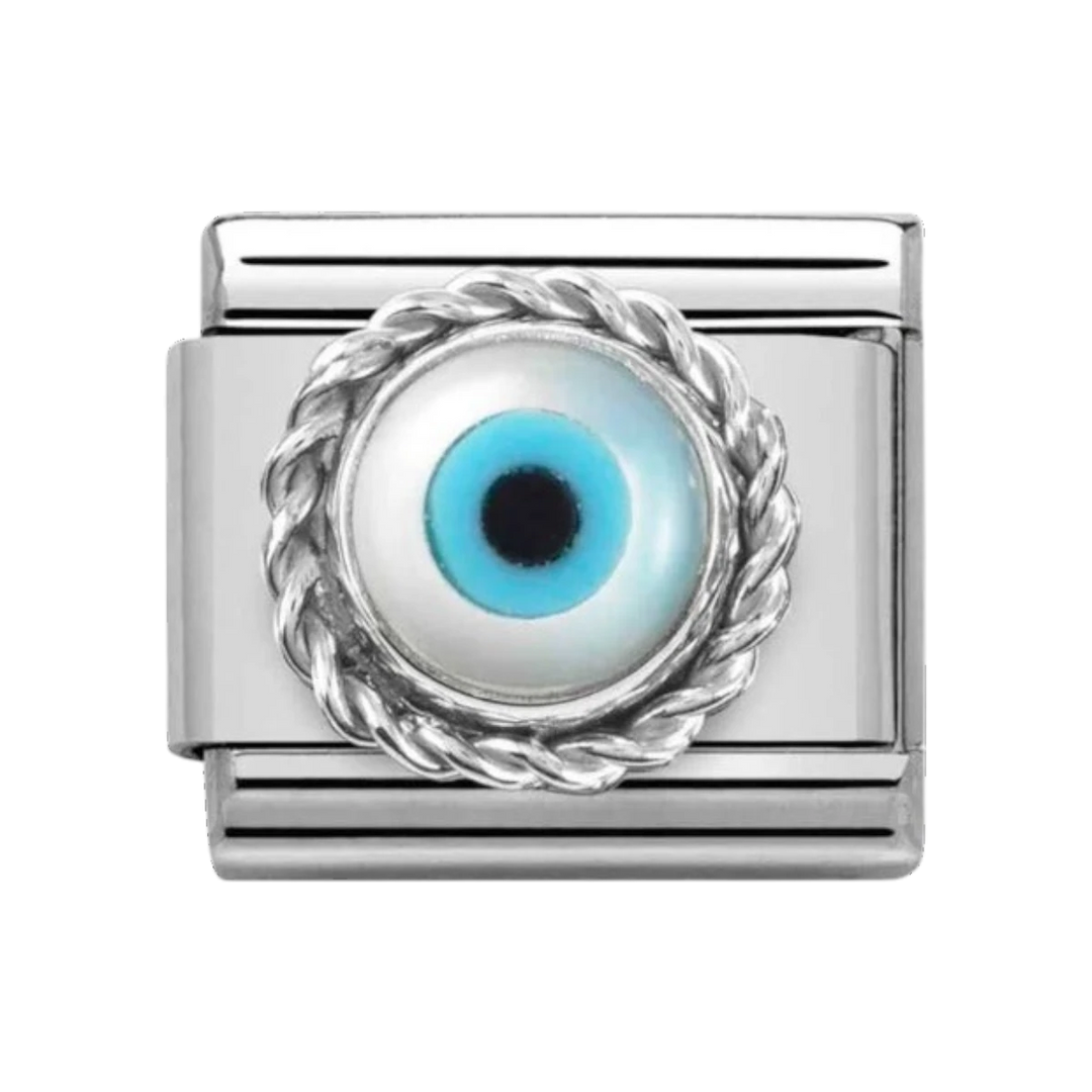 Nomination Classic Silver Greek Eye Charm 330506/18